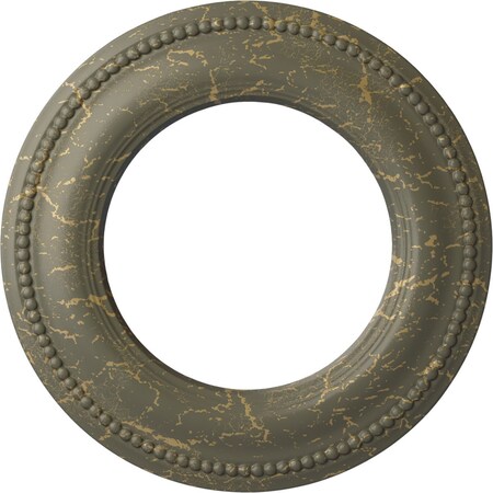 Ekena Millwork Bradford Classic Medallion (Canopies up to 8 5/8"), 13"OD x 7 1/2"ID x 3/4"P, Witch Hazel Crackle CM13BRWHC